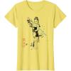 imageStar Wars Rey Japan Sumie Ink Wash Painting Style TShirtLemon Yellow