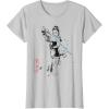 imageStar Wars Rey Japan Sumie Ink Wash Painting Style TShirtSilver Grey
