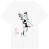 imageStar Wars Rey Japan Sumie Ink Wash Painting Style TShirtWhite
