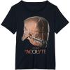 imageStar Wars The Acolyte Sith Lord Helmet Angle Portrait TShirtBlack