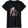 imageStar Wars The Clone Wars Ahsoka Tano Fearless Jedi TShirtBlack