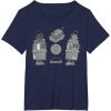 imageStar Wars Visions Japan The Duel Tea House GNK Power Droid TShirtNavy Blue