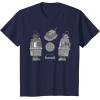 imageStar Wars Visions Japan The Duel Tea House GNK Power Droid TShirtNavy Blue