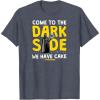imageStar Wars  Come To The Dark Side We Have Cake TShirtHeather Blue