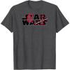 imageStar Wars  Darth Vader Logo TShirtDark Heather Grey