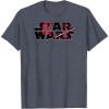 imageStar Wars  Darth Vader Logo TShirtHeather Blue