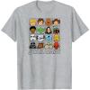 imageStar Wars  Face Grid TShirtHeather Grey