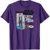imageStar Wars  Han Solo Action Figure TShirtPurple