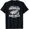 imageStar Wars  Property Of The Smuggler Han Solo TShirtBlack