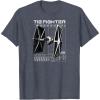 imageStar Wars  Tie Fighter TShirtHeather Blue