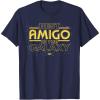 imageStar Wars Best Amigo in the Galaxy Friend Birthday Spanish TShirtNavy Blue