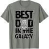 imageStar Wars Best Dad in the Galaxy Darth Vader TShirtOlive Heather