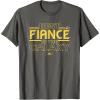 imageStar Wars Best Fianc in the Galaxy Birthday Engagement TShirtAsphalt Grey