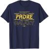 imageStar Wars Best Padre in the Galaxy Birthday Da del Padre TShirtNavy Blue
