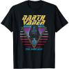 imageStar Wars Darth Vader The Dark Side Retro TShirtBlack