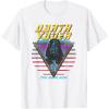 imageStar Wars Darth Vader The Dark Side Retro TShirtWhite