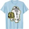 imageStar Wars R2D2 May The 4th Be With You Sticker TShirtBaby Blue