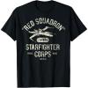 imageStar Wars Rebel XWing Starfighter Corps Collegiate Disney TShirtBlack