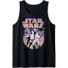 imageStar Wars Retro Gradient Group Poster Tank TopBlack