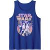 imageStar Wars Retro Gradient Group Poster Tank TopRoyal Blue