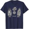 imageStar Wars Visions Japan The Duel Tea House GNK Power Droid TShirtNavy Blue
