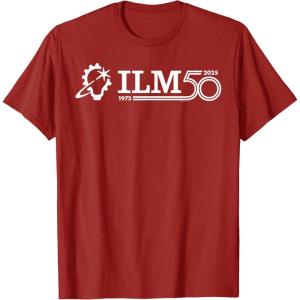 imageIndustrial Light ampamp Magic ILM 50th Anniversary Logo TShirtCranberry Red