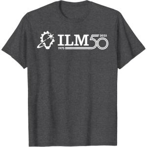 imageIndustrial Light ampamp Magic ILM 50th Anniversary Logo TShirtDark Heather Grey