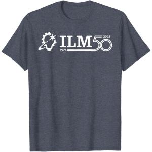 imageIndustrial Light ampamp Magic ILM 50th Anniversary Logo TShirtHeather Blue