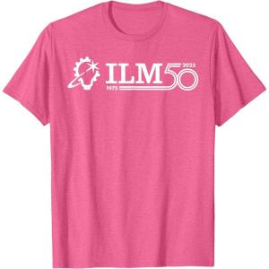imageIndustrial Light ampamp Magic ILM 50th Anniversary Logo TShirtPink Heather