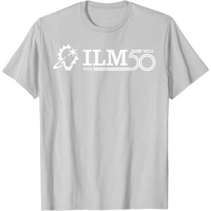 imageIndustrial Light ampamp Magic ILM 50th Anniversary Logo TShirtSilver Grey