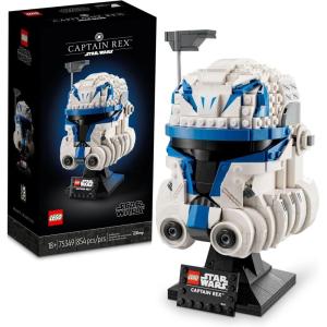 imageLEGO Star Wars Captain Rex Helmet Building Set The Clone Wars Collectible Model for Adults Star Wars Memorabilia 75349Multicolor