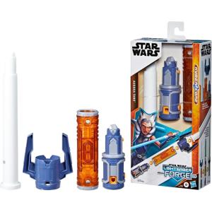 imageSTAR WARS Lightsaber Forge Kyber Core Ahsoka Tano Officially Licensed White Customizable Lightsaber Toys for 4 Year Old Boys and Girls