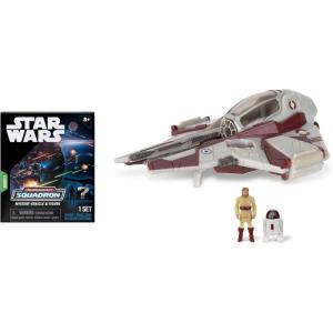 imageSTAR WARS Micro Galaxy Squadron Anakin Skywalkers Jedi Interceptor Mystery Bundle  3Inch Light Armor Class and Scout Class Vehicles with AccessoriesOBIWan Kenobis Jedi Interceptor