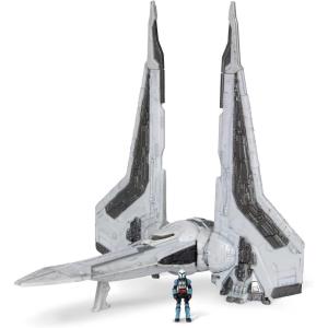 imageSTAR WARS Micro Galaxy Squadron BoKatan Kryzes Gauntlet Starfighter  5Inch Starfighter Class Vehicle with 1Inch Micro Figure Accessory