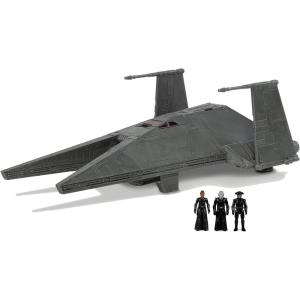 imageSTAR WARS Micro Galaxy Squadron Tydirium Shuttle  7Inch Vehicle with Unique Deco and Four 1Inch Micro Figure AccessoriesInquisitor Transport Scythe