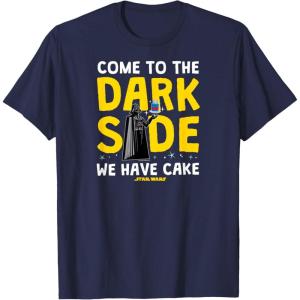 imageStar Wars  Come To The Dark Side We Have Cake TShirtNavy Blue