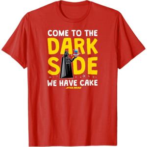 imageStar Wars  Come To The Dark Side We Have Cake TShirtRed