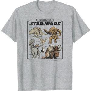 imageStar Wars  Creatures of Star Wars TShirtHeather Grey