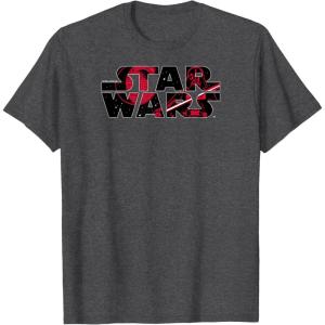 imageStar Wars  Darth Vader Logo TShirtDark Heather Grey