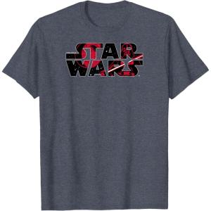 imageStar Wars  Darth Vader Logo TShirtHeather Blue