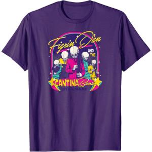 imageStar Wars  Figrin Dan and the Cantina Band TShirtPurple