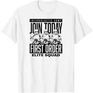 imageStar Wars  First Order Elite Squad Join Today TShirtWhite