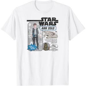 imageStar Wars  Han Solo Action Figure TShirtWhite