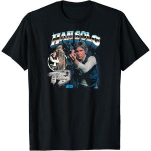 imageStar Wars  Han Solo Bootleg TShirtBlack