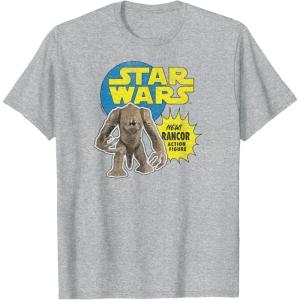 imageStar Wars  Rancor Action Figure TShirtHeather Grey