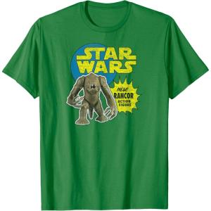 imageStar Wars  Rancor Action Figure TShirtKelly Green