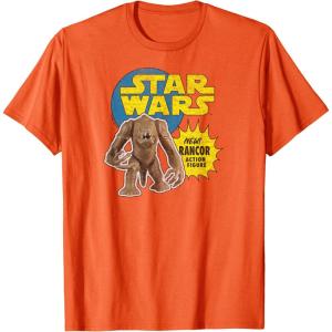 imageStar Wars  Rancor Action Figure TShirtOrange