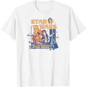 imageStar Wars  Retro TShirtWhite