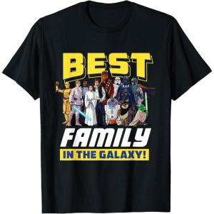 imageStar Wars Best Family in the Galaxy Group Trip Vacation TShirtBlack