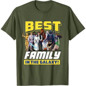 imageStar Wars Best Family in the Galaxy Group Trip Vacation TShirtOlive Green